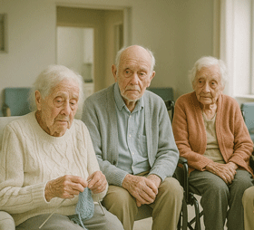 A group of people in Long Term Care